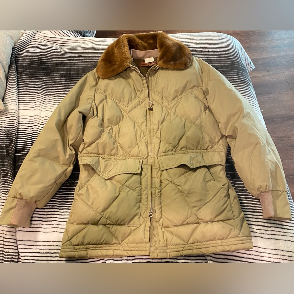 Vintage Walls Blizzard Pruf Down Parka Coat Jacket Men's Size Medium-Large